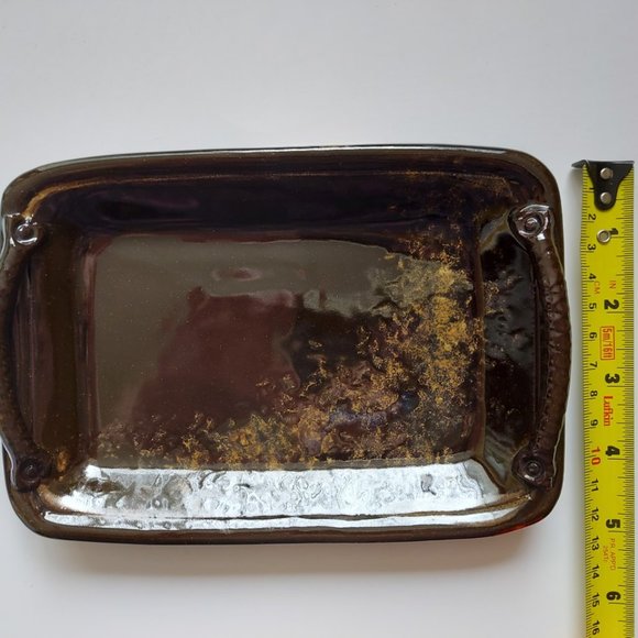 Beautiful Rectangular Pottery Tray - Picture 7 of 12